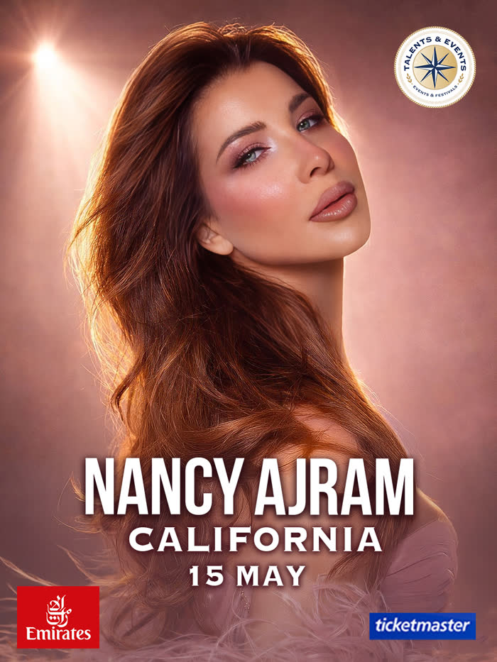 Nancy Ajram California poster