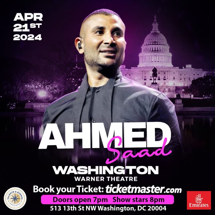 Ahmed Saad Washington poster