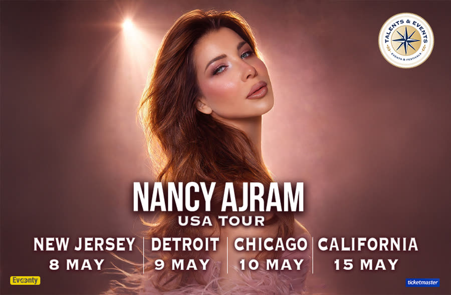 Nancy Ajram USA Tour poster