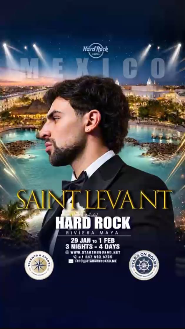 Saint Levant — Stars On Board, Hard Rock Riviera Maya